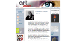 Desktop Screenshot of eduardo-arroyo.com